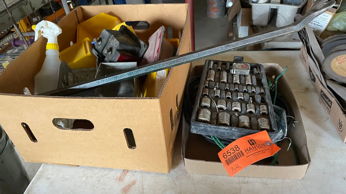 Socket Set and Parts Bins