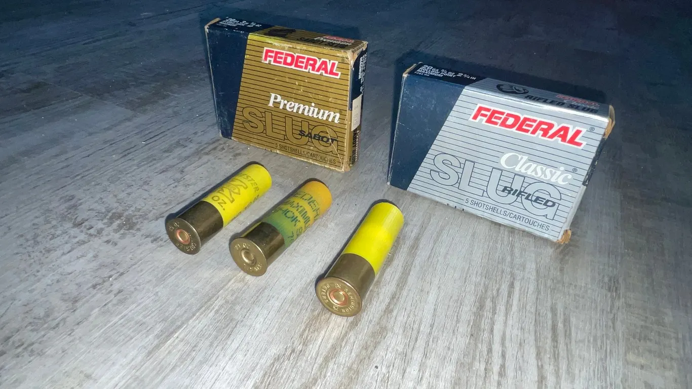 (2) Boxes of 20 Gauge Slug Ammo
