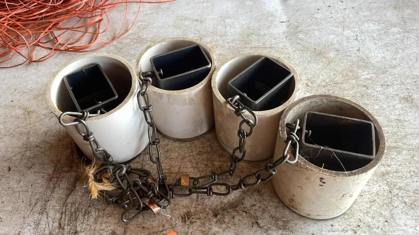 (4) Coon Cuff Traps