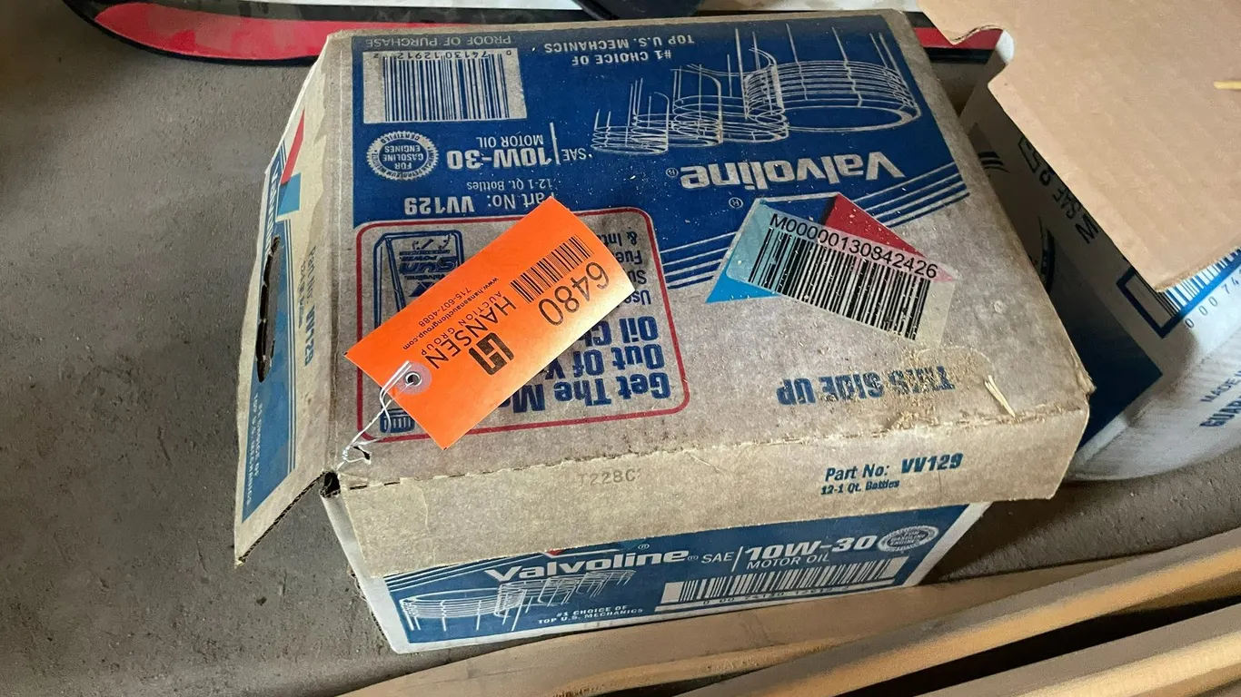 Full Case of Valvoline Motor Oil