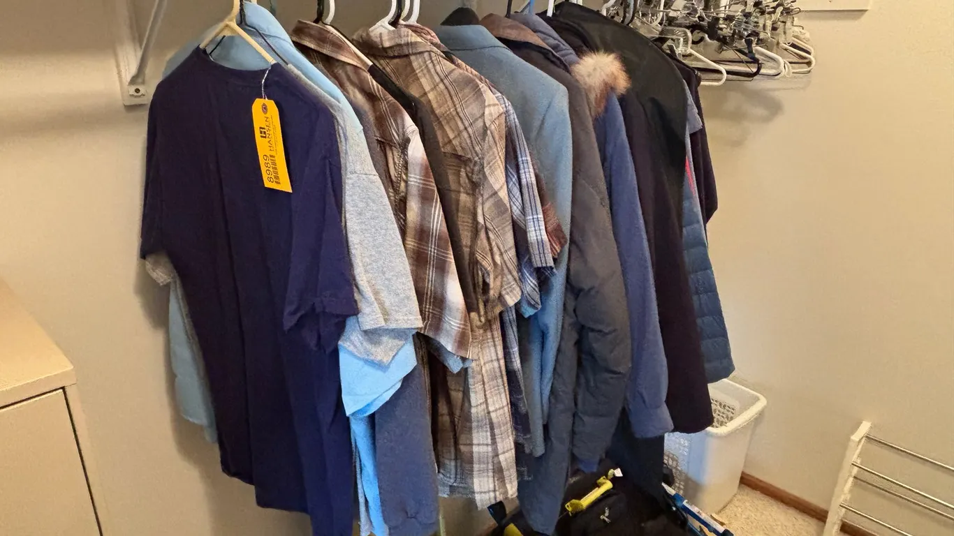 Men's Suits, Winter Coats, and Flannel Shirts