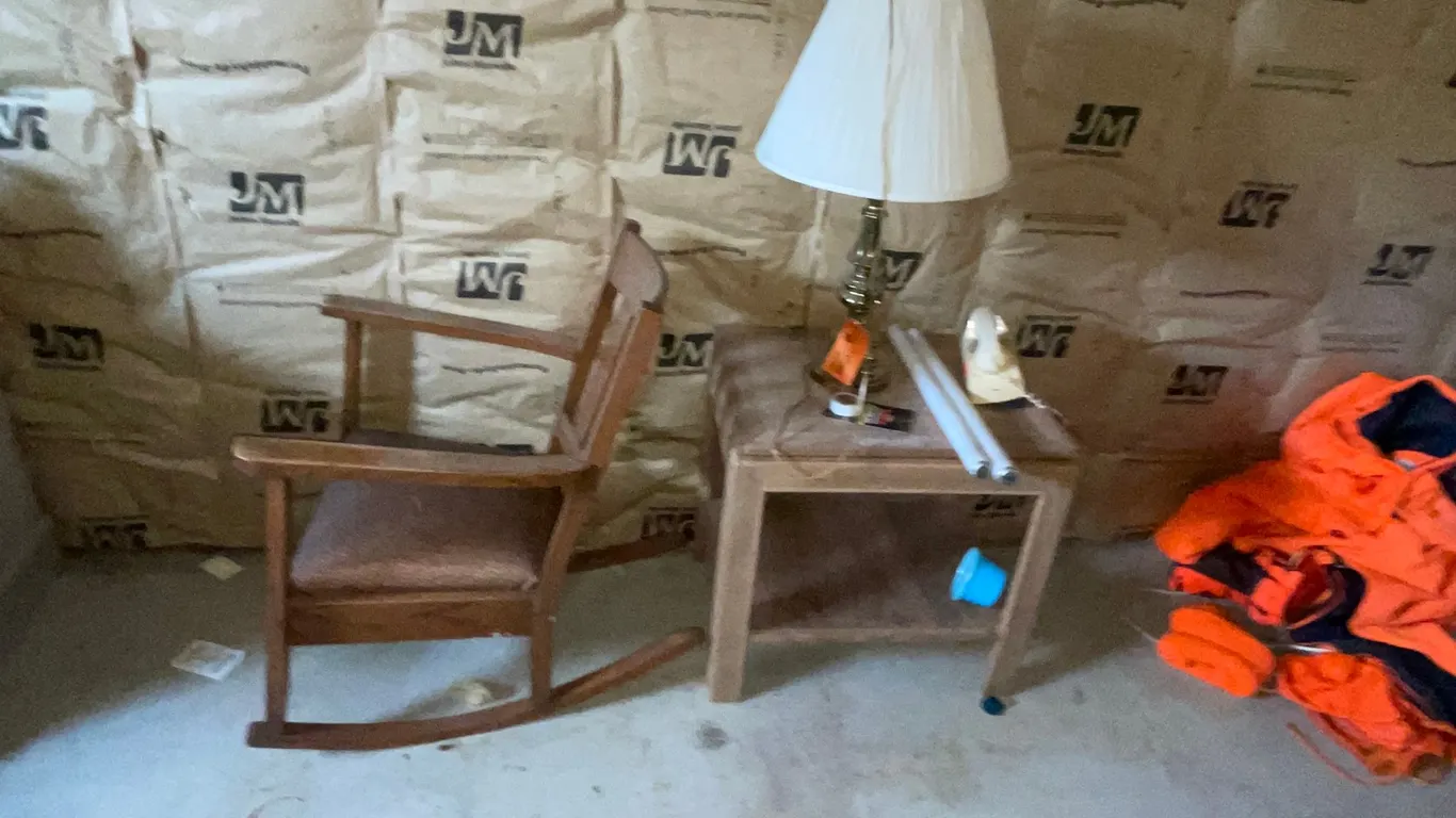 Side Table and Rocking Chair