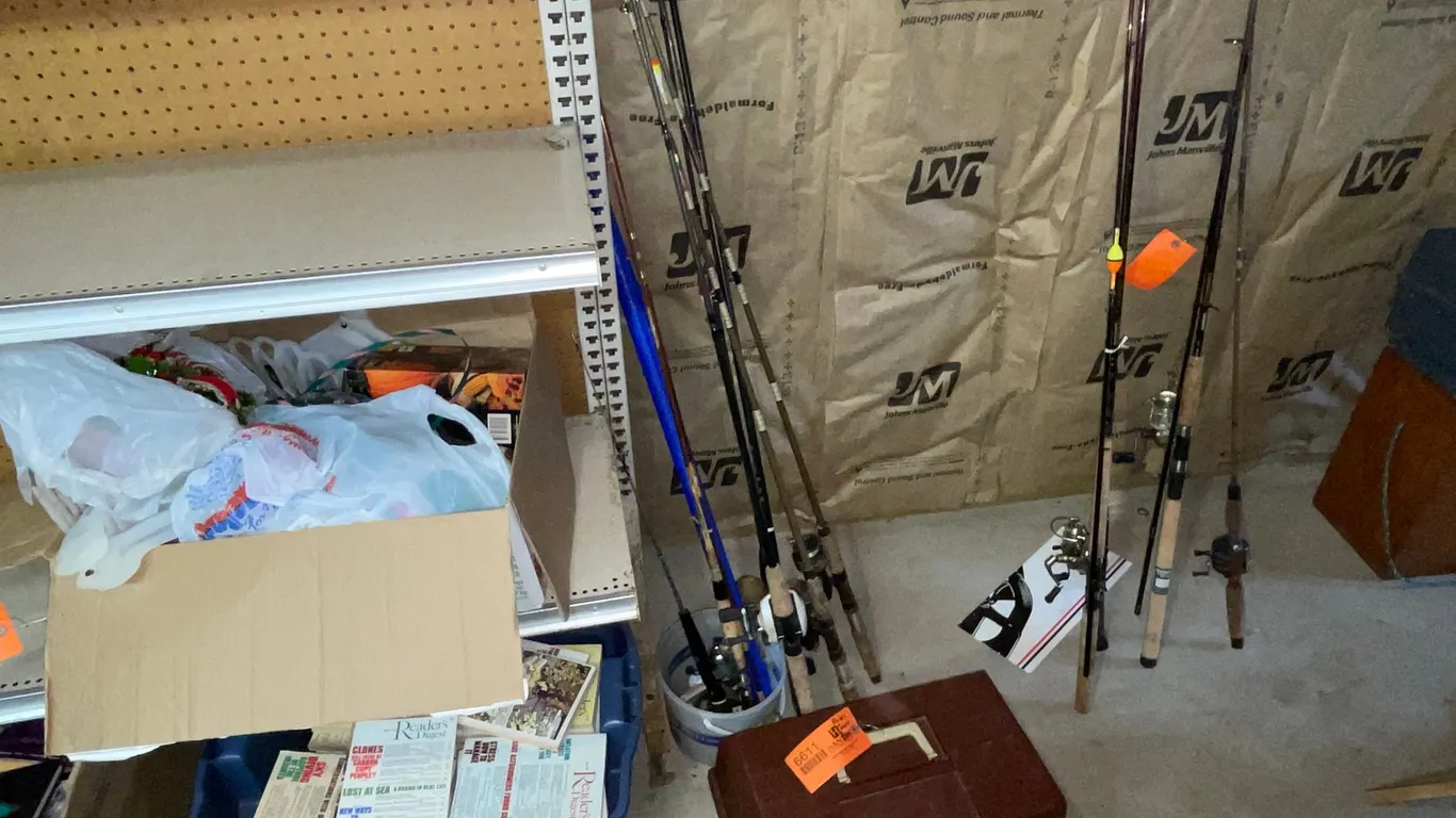 Fishing Poles and Tackle Box