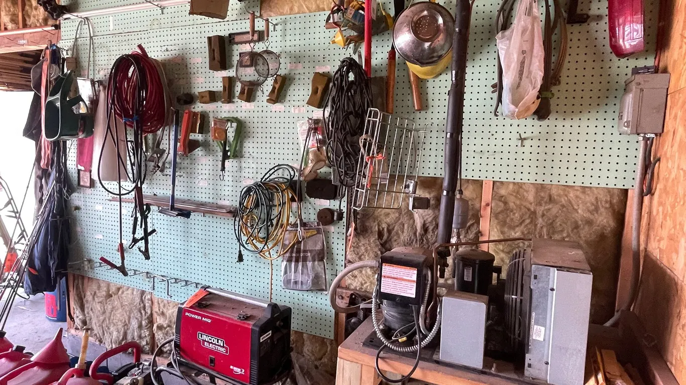 Contents of Pegboard Wall