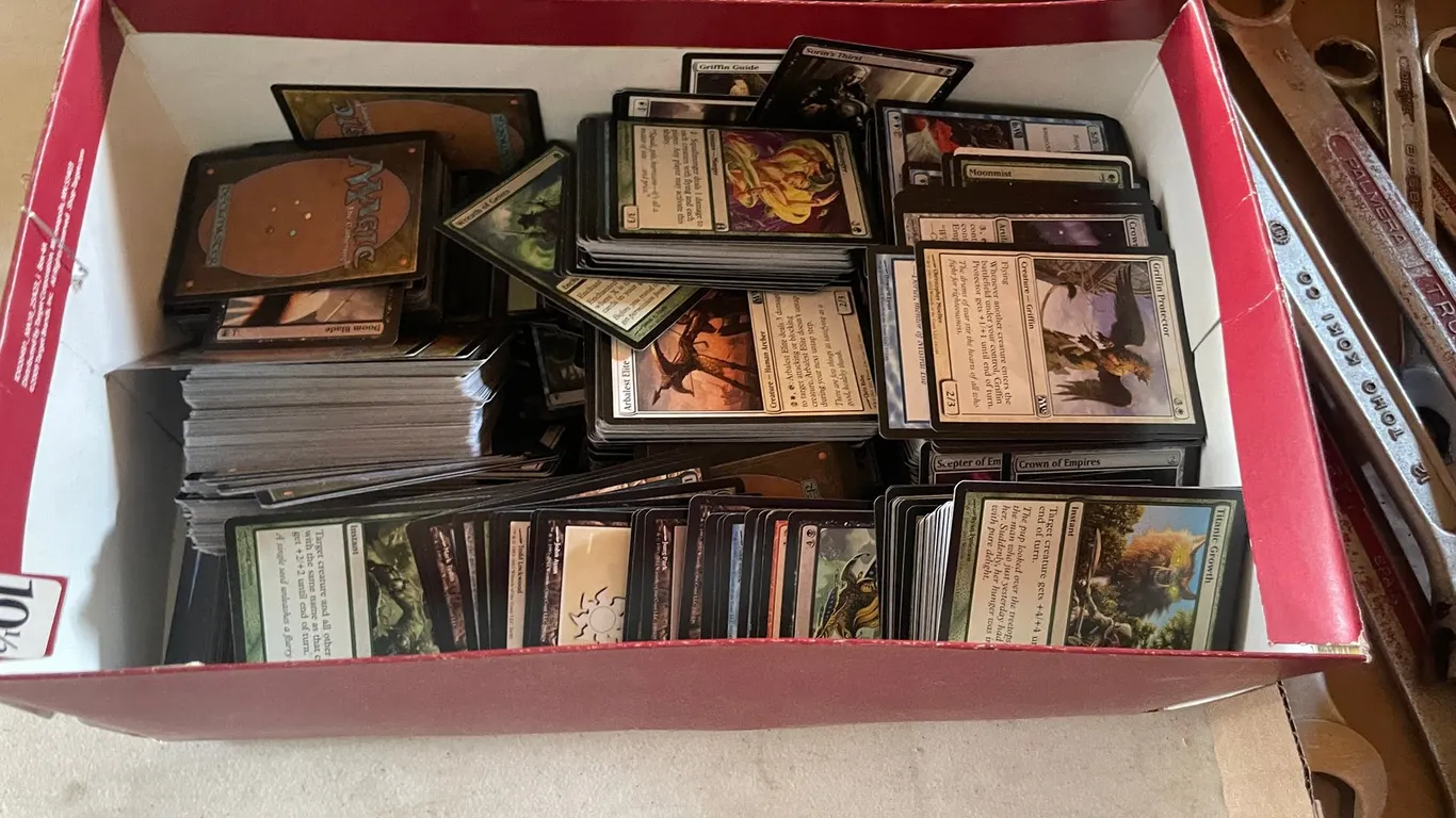 Box of Magic Trading Cards