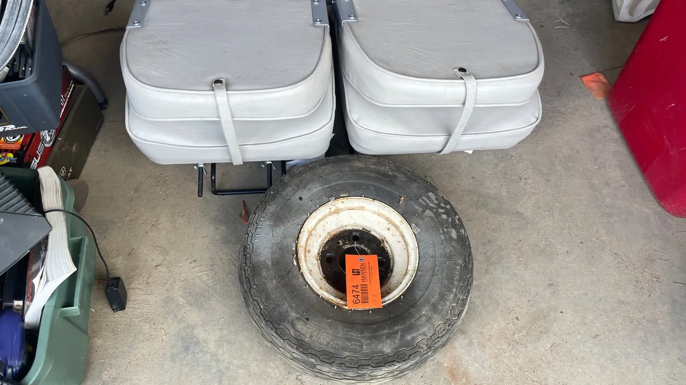 (2) New Clamp on Boat Seats