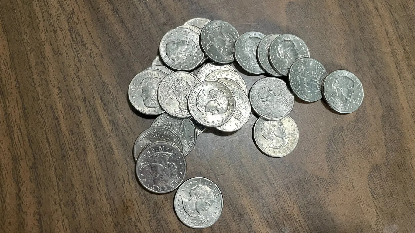 Assortment of Liberty One Dollar Coins