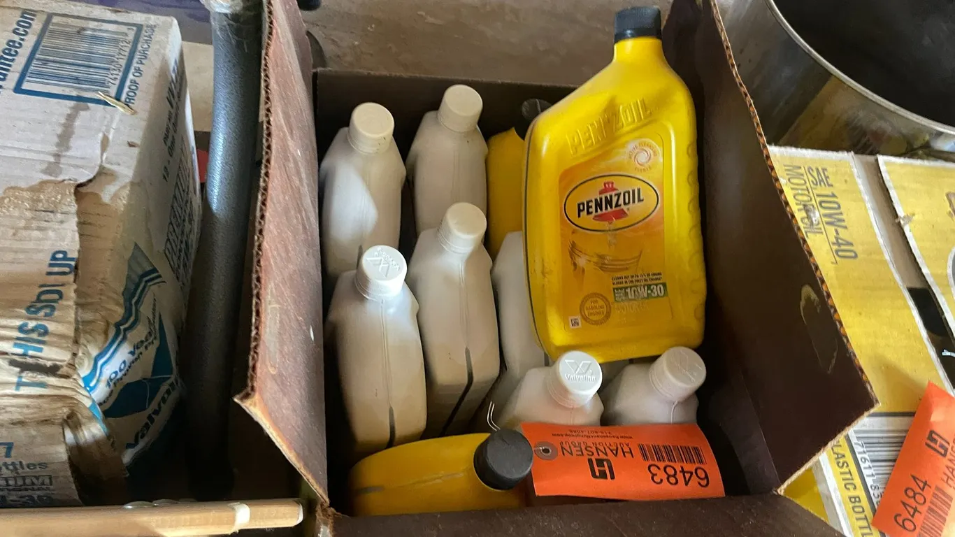 Box of Motor Oil