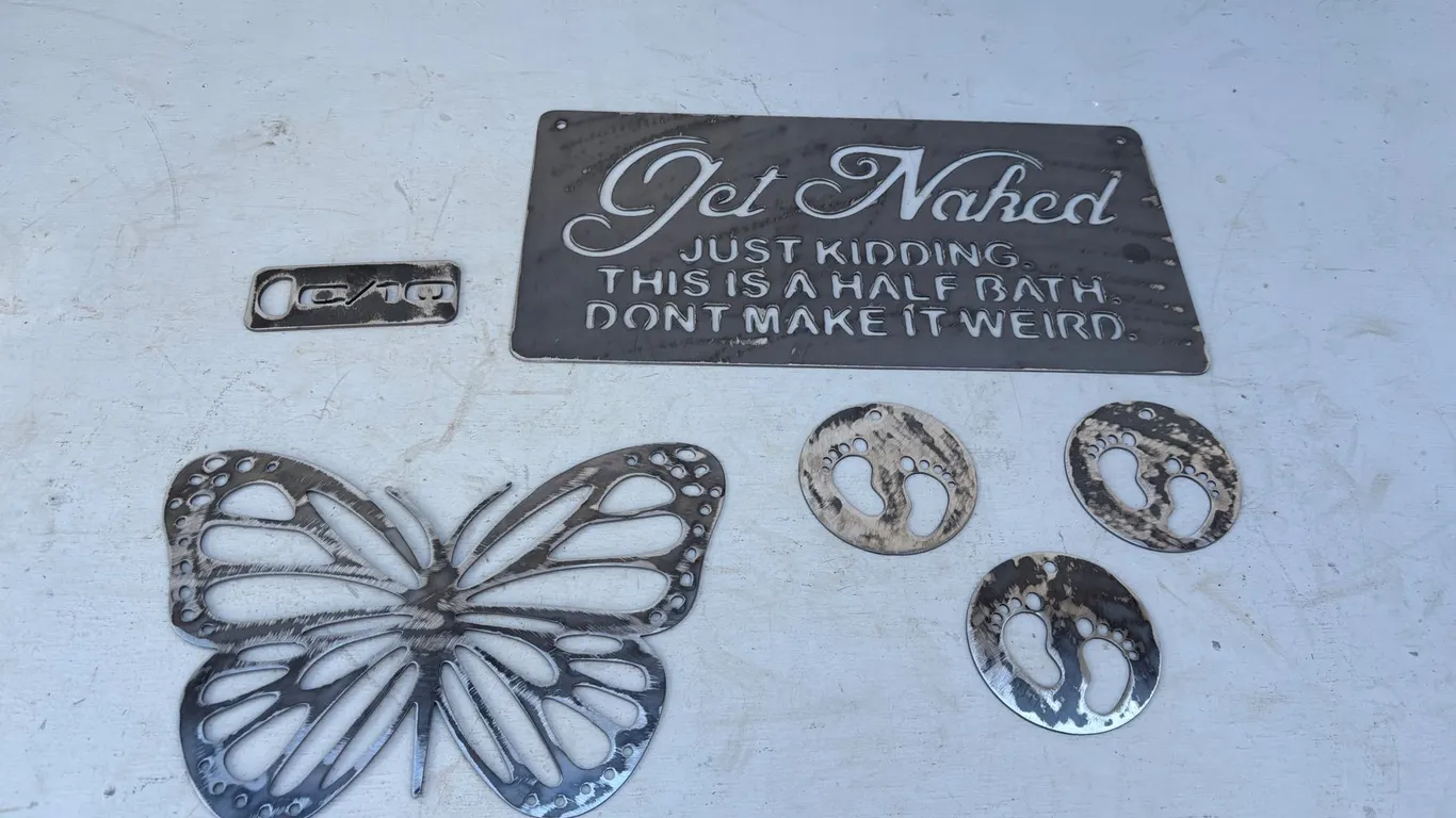 Plasma Cut Shapes and Signs