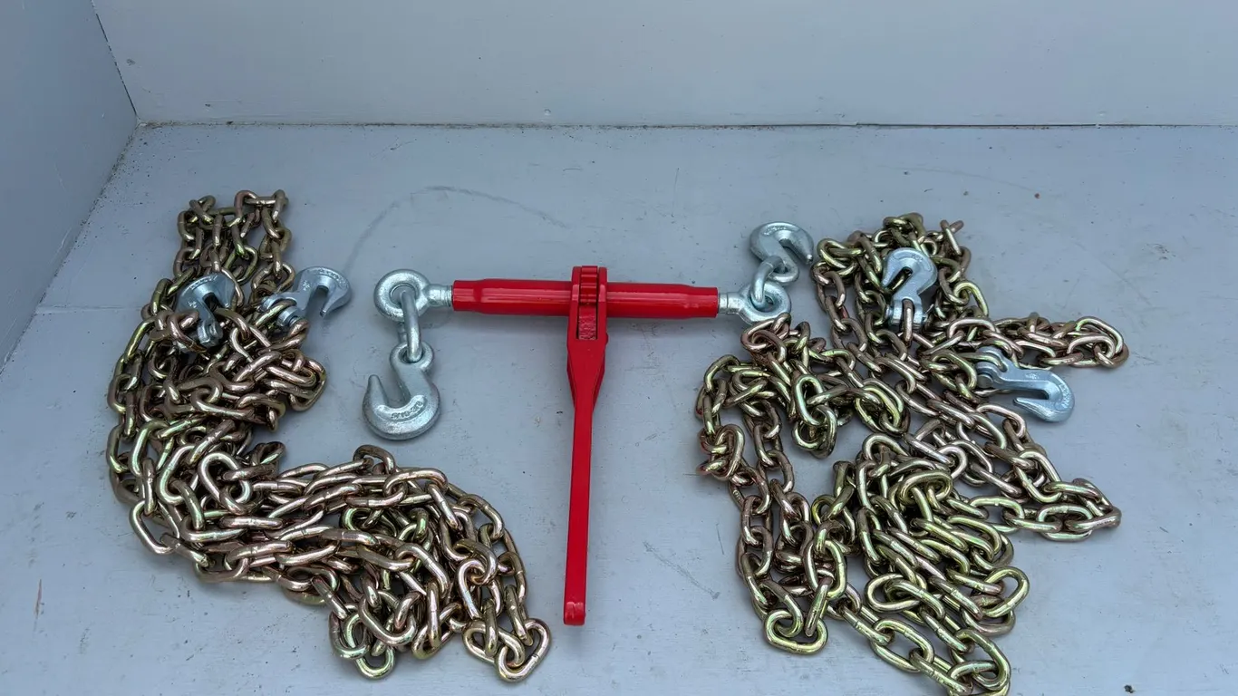 (2) Unused 5/16" x 20' G70 Chains