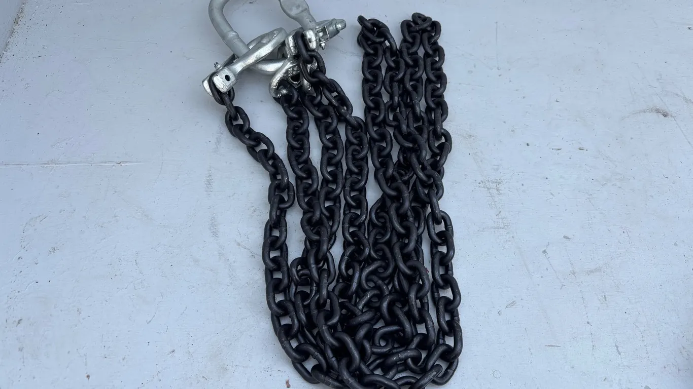Unused 7' G80 Double Legs Lifting Chain Sling