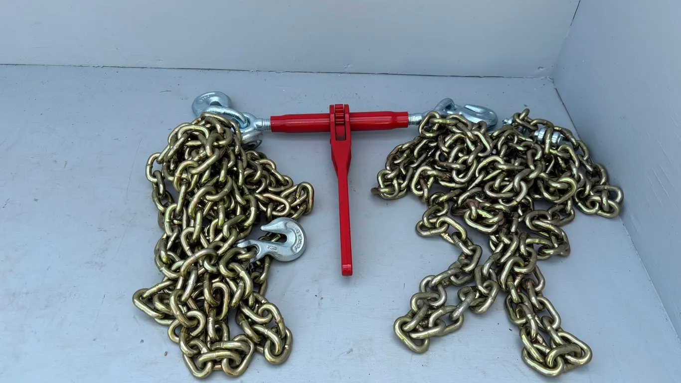 (2) Unused 3/8" x 20' G70 Chains