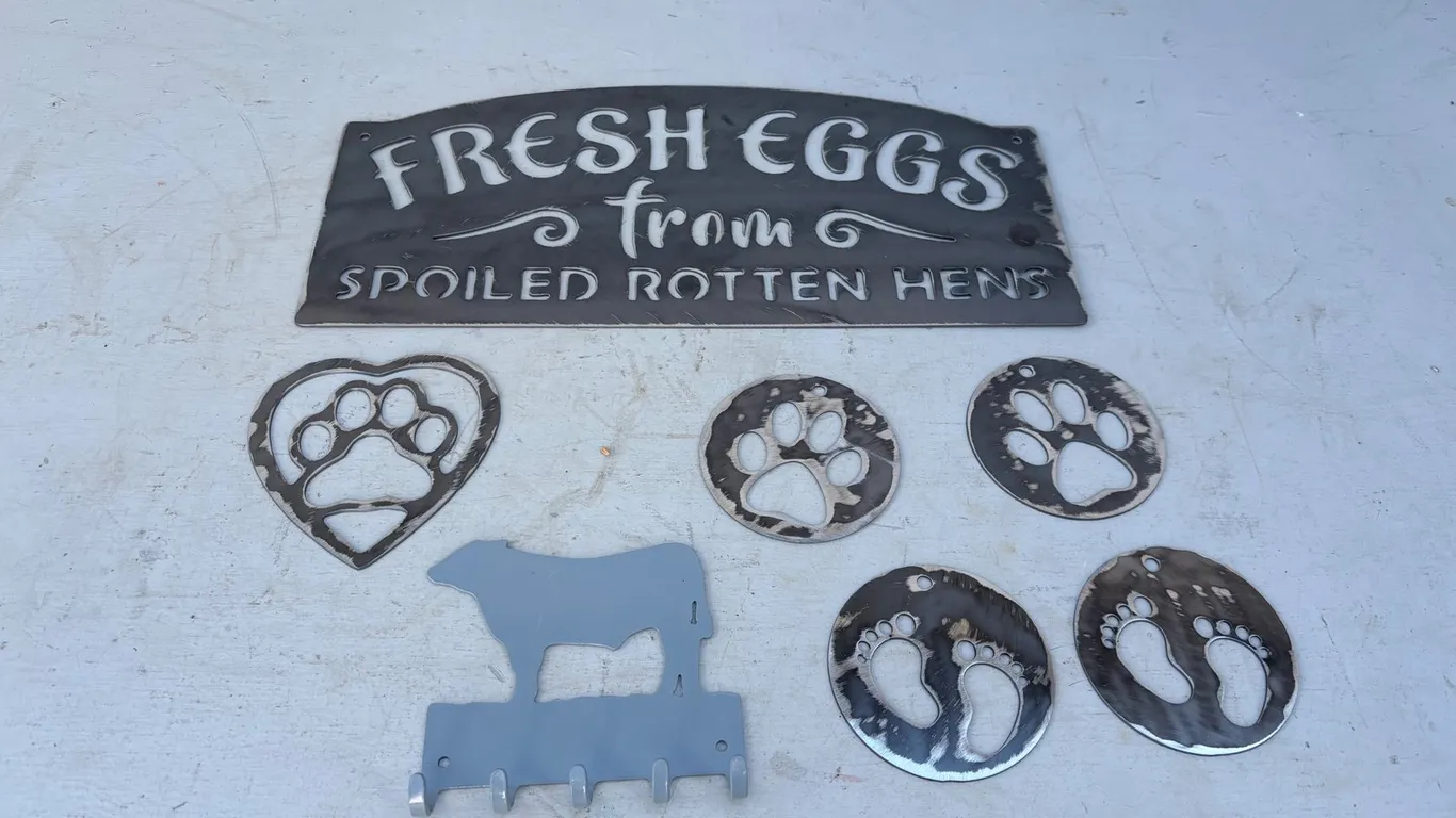 Plasma Cut Shapes and Signs