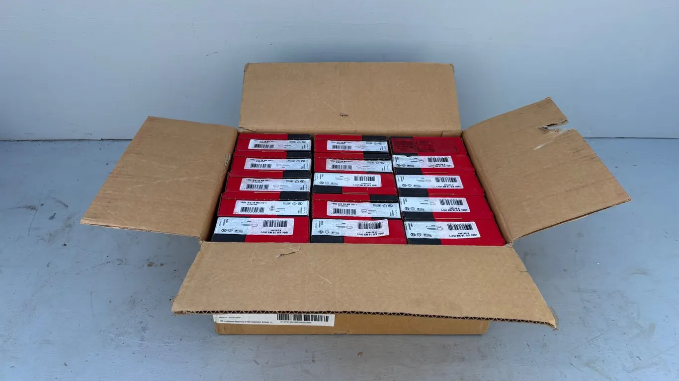 Unused Box of Hilti MX Cartridges