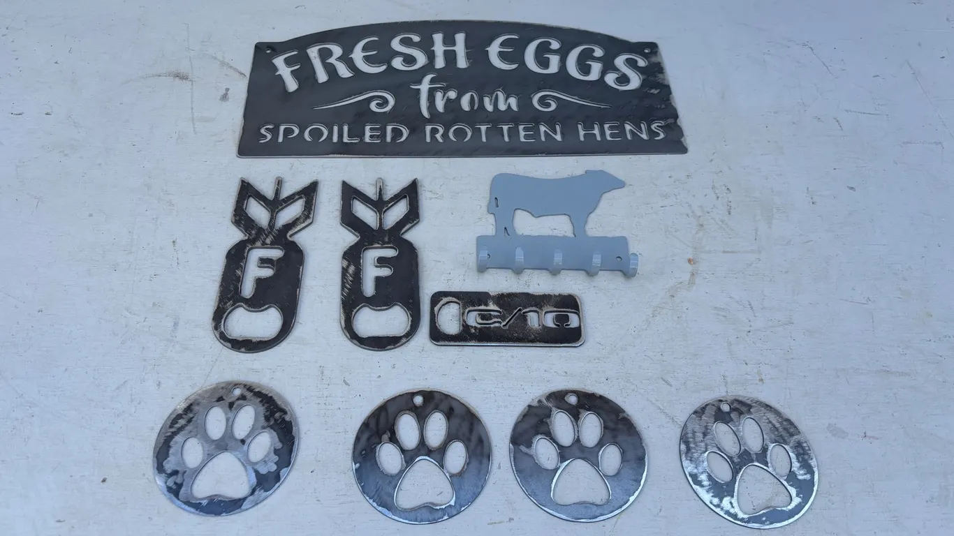 Plasma Cut Shapes and Signs