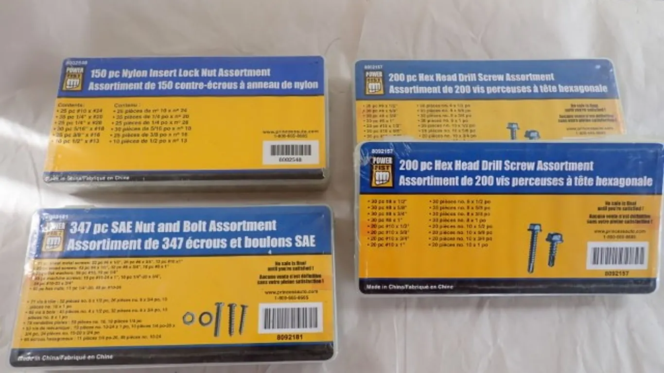 Powerfist Screw, Nut and Bolt Assortment
