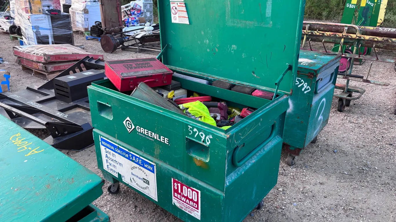 JOB BOX WITH CONTENTS
