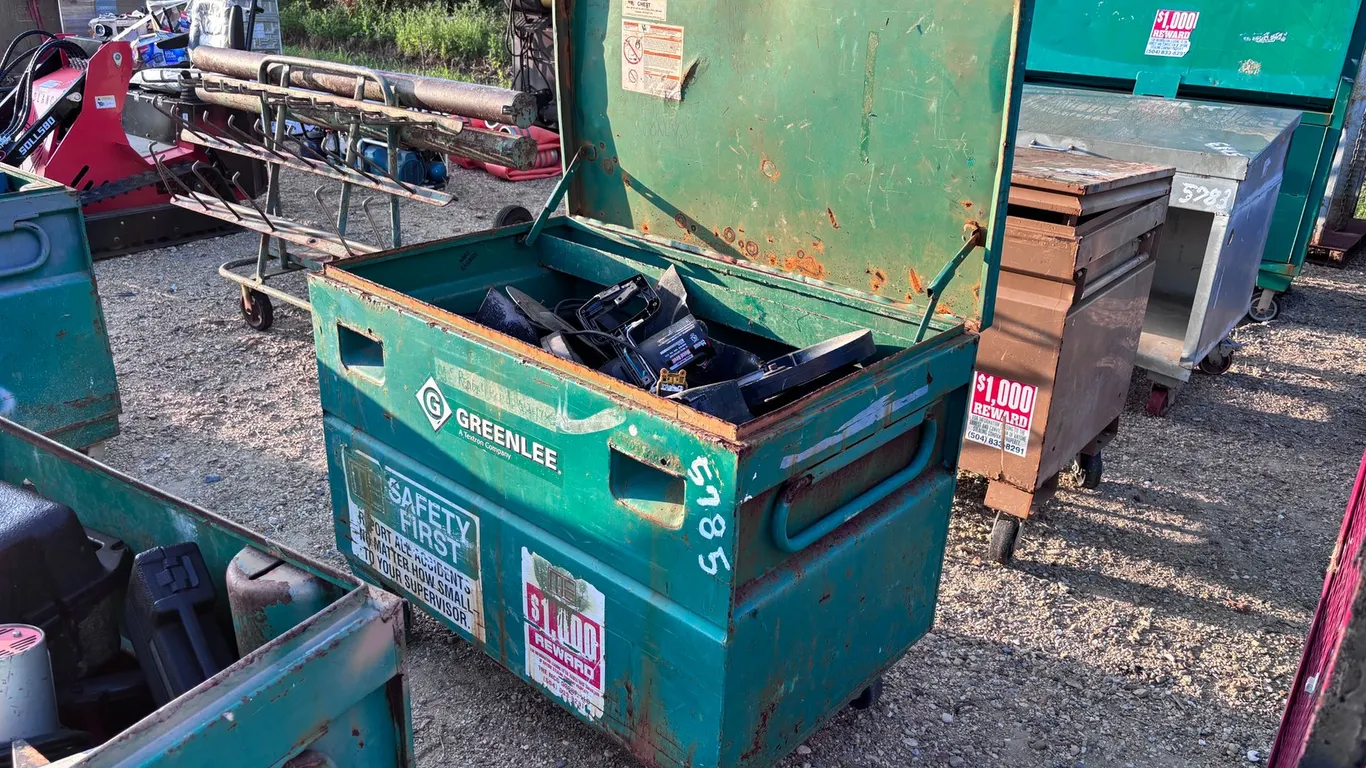 JOB BOX WITH CONTENTS