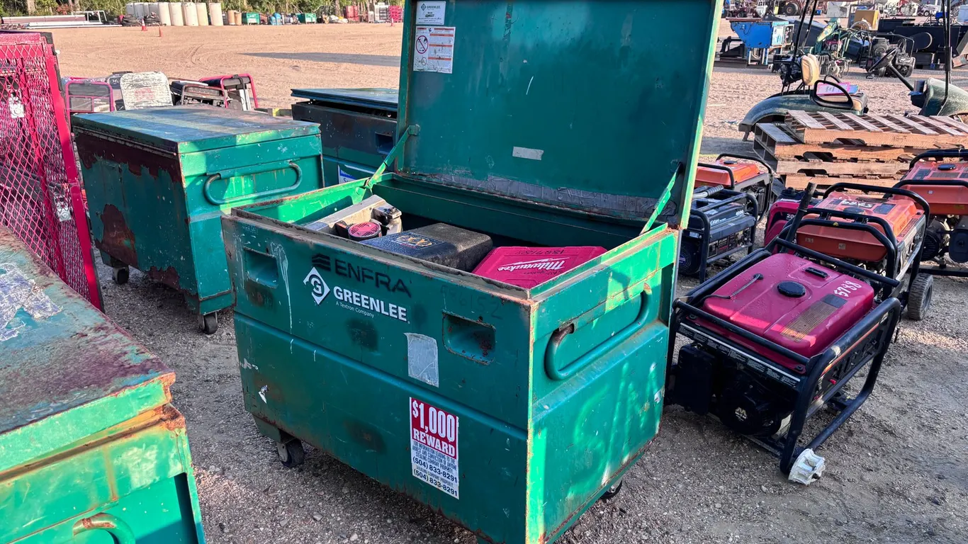 JOB BOX WITH CONTENTS