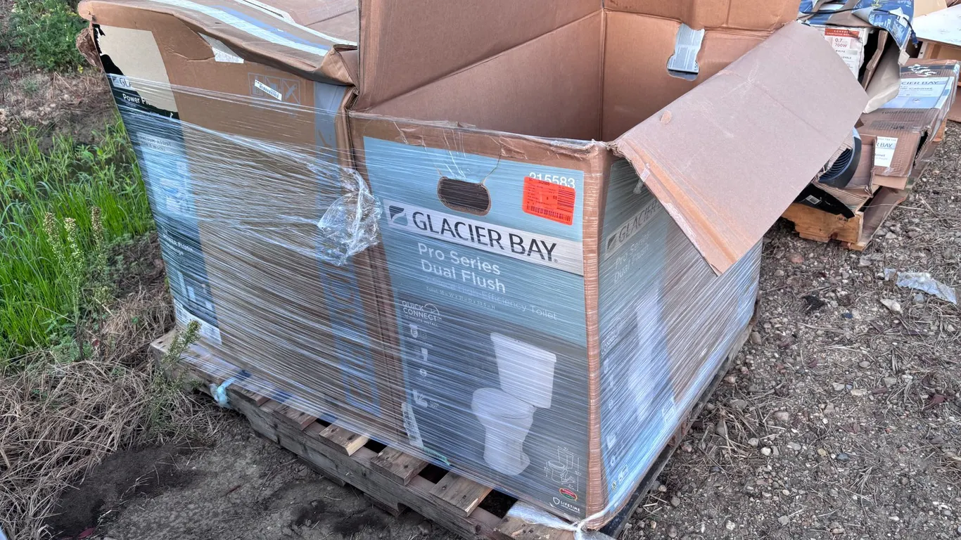 (2) GLACIER BAY TOILETS