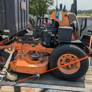 Scag V-Ride II Stand-On Mower, Model: SVRII-52V-26FT-EFI, SNL R5901737, 52" Mower Deck, Velocity Plus and Vortical Air Filtration, Engine: Kawasaki FT