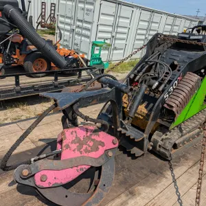 Viper 530X Mini Stand Behind Track Steer Loader with Hydraulic Log Grapple, Model: 530X, SN: 3422, Kohler 27 HP Engine