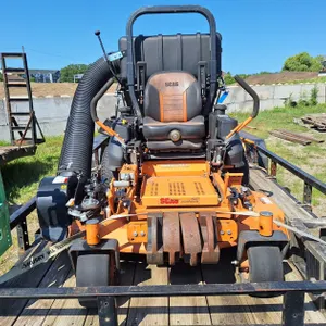 2010 Scag Tiger Cat II Zero-Turn Mower with Bagger Attachment, Model: STCII-52V-26FT-EFI, SN: R8700472, 52" Mower Deck, Tires: 24x9.50-12