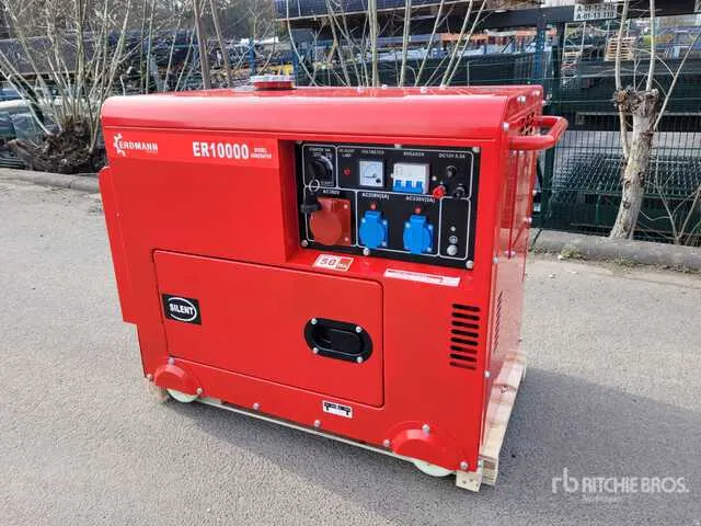 Erdmann ER10000 12KVA Portable Generator Set (Unused)