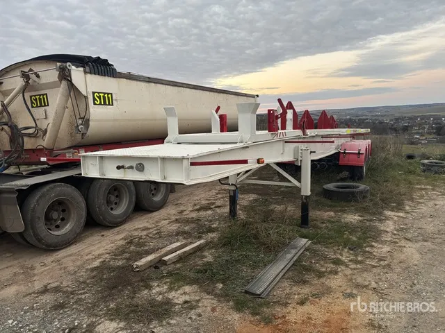 1984 Krueger Tri/A Crane Counterweight Trailer - Suit 400t Grove