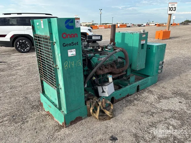 Onan 60ENA 75 kVA Skid-Mounted Generator Set