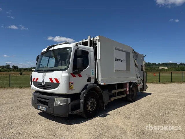 2008 Renault Premium 280 DXi 4x2 Rear Loader Camion A Ordures Menageres Waste Collection Truck