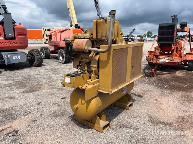2013 DMI 340 AC Skid-Mounted 100 gal Air Compressor