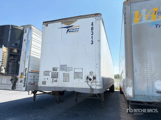 1999 Ramirez CSRED253102110 53 ft x 102 in T/A Caja Seca / Van Trailer