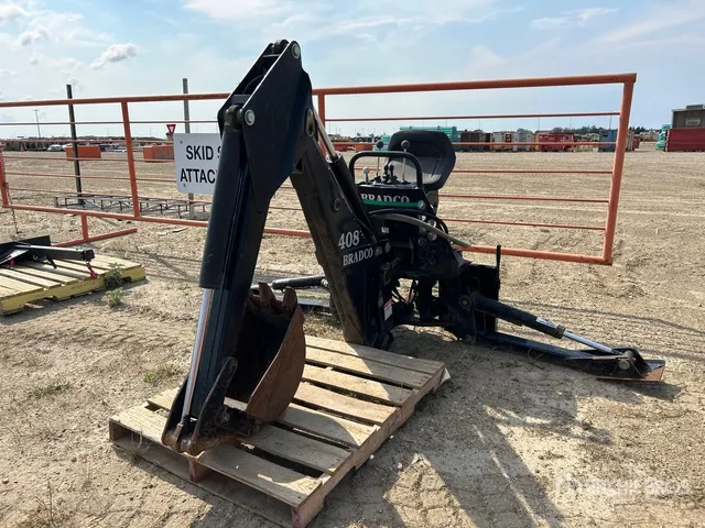 Bradco 8408WX Mini Skid Steer Backhoe