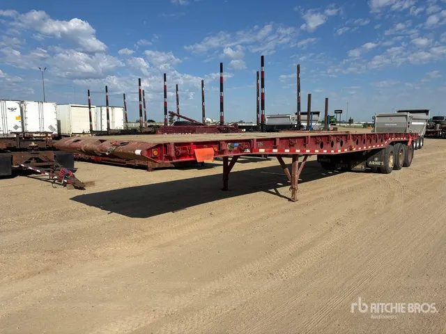 1997 Arrow 50 ton 50 ft Tri/A Flatbed Oilfield Trailer