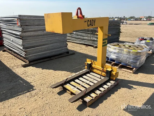 2009 Cady Lifters 48 in 6000 lb Crane Pallet Forks