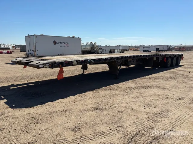 2016 Doepker 53 ft 24-Wheel Flatbed Oilfield Trailer
