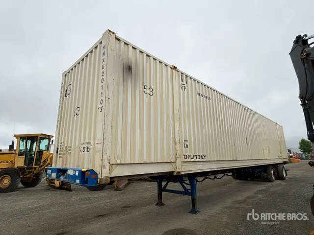 2023 CIMC 53 ft Tri/A Extendable Container Trailer