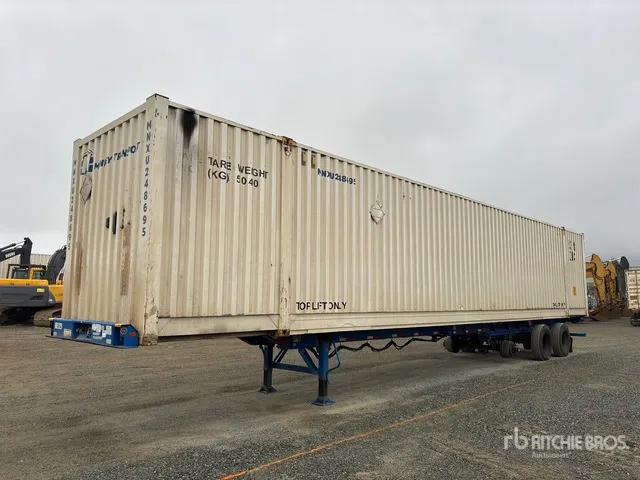 2023 CIMC 53 ft Tri/A Extendable Container Trailer