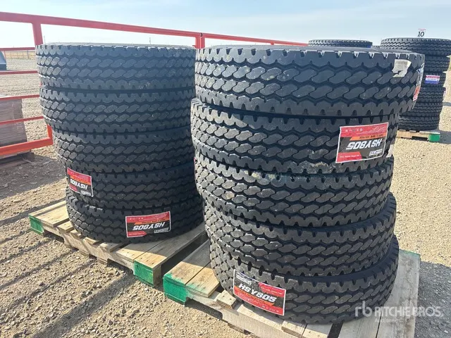 Quantity of (10) HonSway 11R22.5 Trailer Tires (Unused)