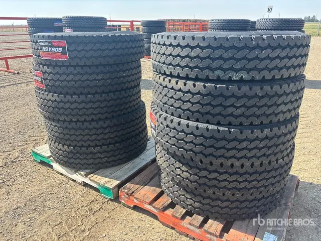 Quantity of (10) HonSway 11R22.5 Trailer Tires (Unused)