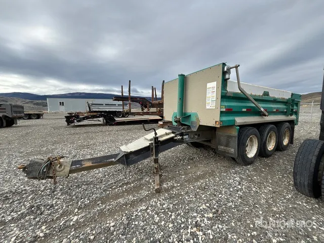 2015 Cancade 17 ft Tri/A Pup Dump Trailer