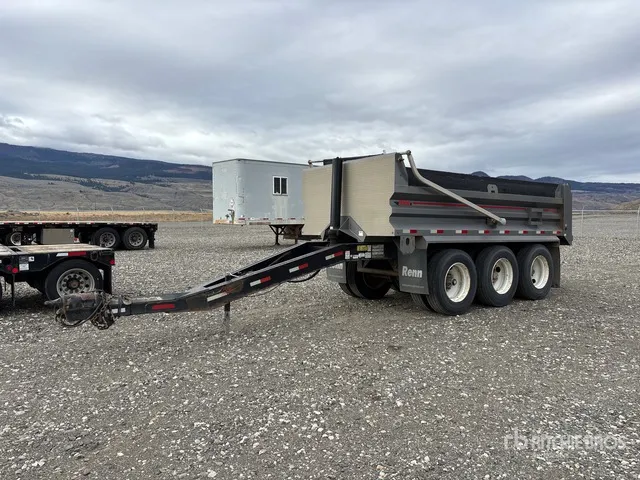 2019 Renn SL1700 17 ft Tri/A Pup Dump Trailer
