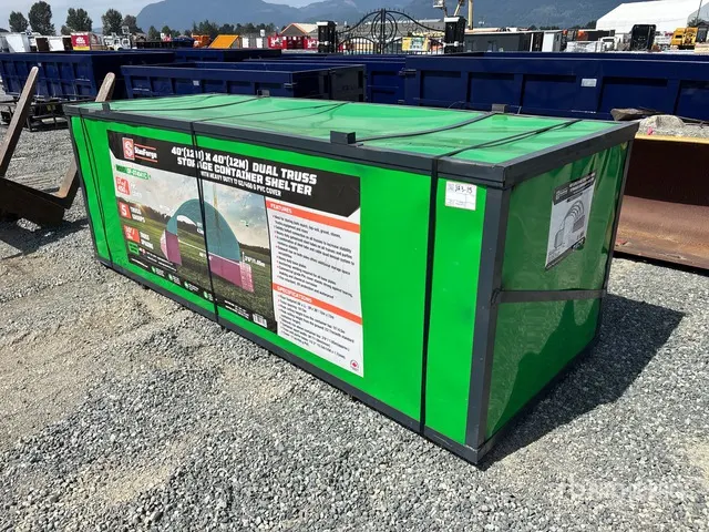 StanForge DT4041C 40 ft x 40 ft Dual Truss Container Shelter (Unused)