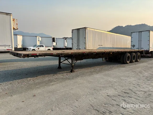 1991 Westline 48 ft Tri/A Flatbed Trailer