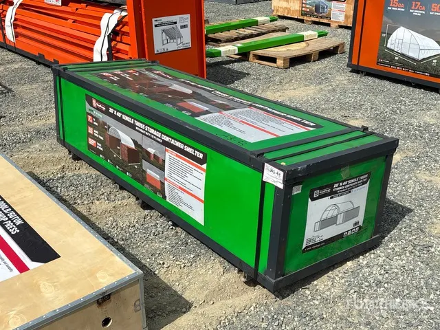 StanForge ST2041CE 20 ft x 40 ft Single Truss Container Shelter (Unused)