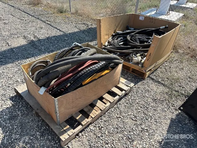 Quantity of (2) Pallets of Assorted hydraulic hoses