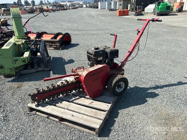 Red Rock Walk Behind Trencher