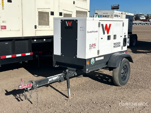 2021 Wacker Neuson G-25 20 kW Mobile Generator Set