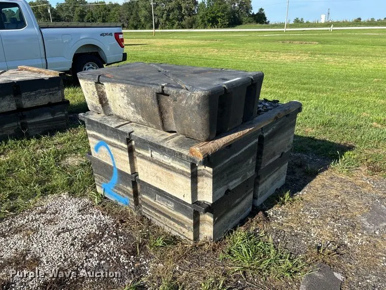 (3) boat dock floats